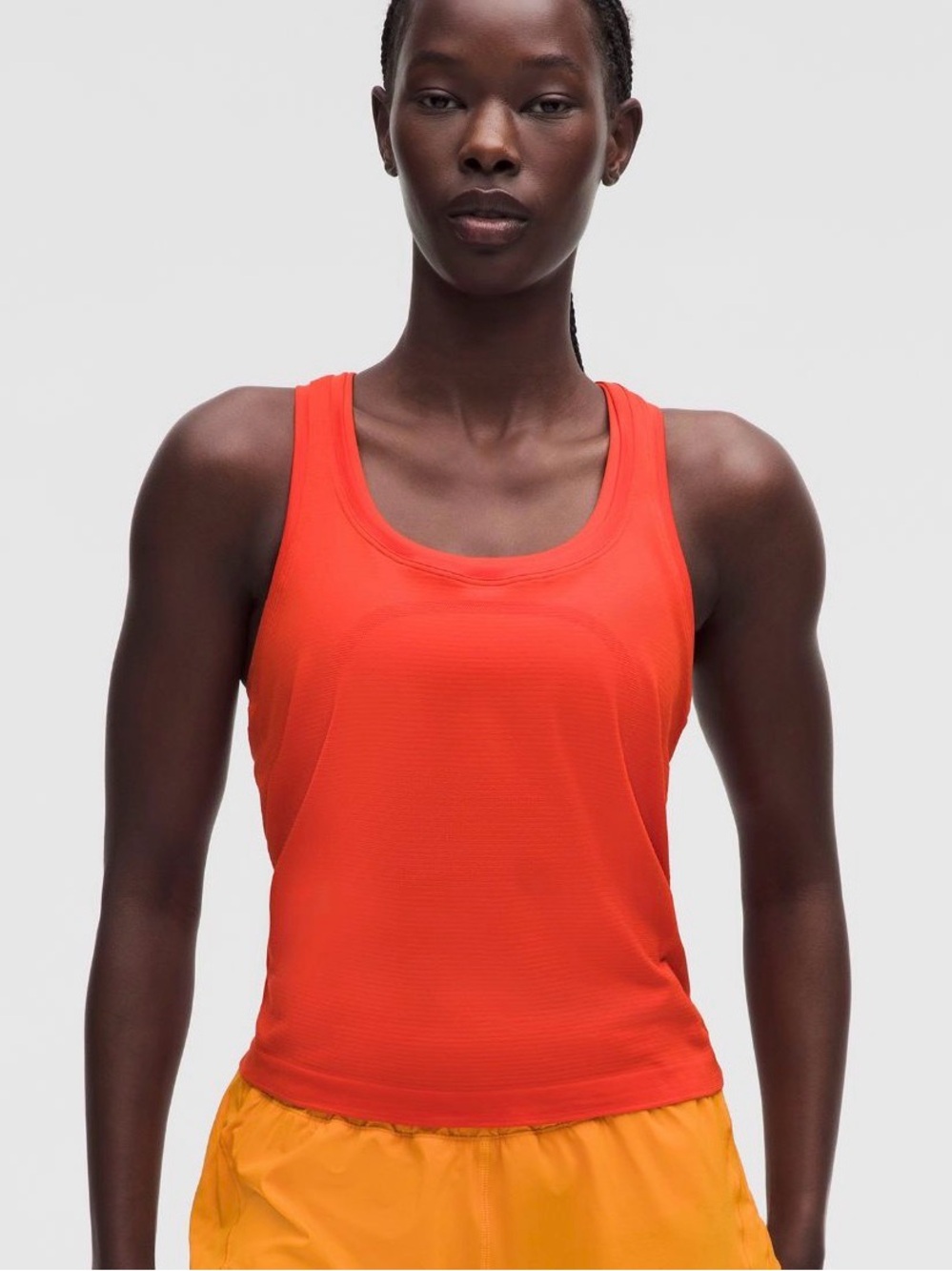 Orange Racerback Tank Top